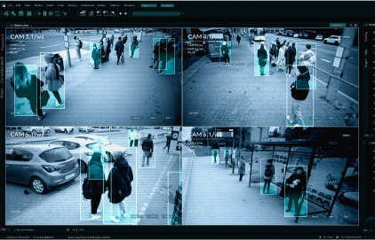 AI顔認証監視カメラサービスの開発・導入